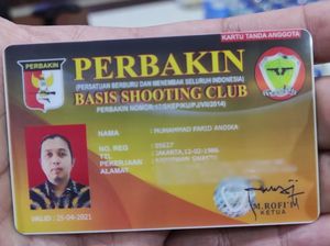 Dimiliki Teroris-Koboi Jalanan, KTA Basis Shooting Club Masih Dijual Online