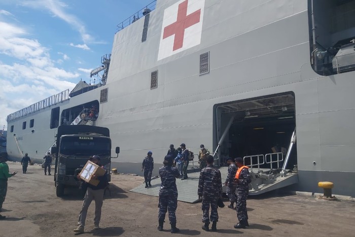 KRI Semarang Bawa 505 CPNS KemenPUPR ke Banyuwangi