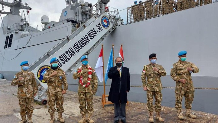 KRI Sultan Iskandar Muda (SIM-367) tiba di Lebanon untuk Misi Perdamaian UNIFIL