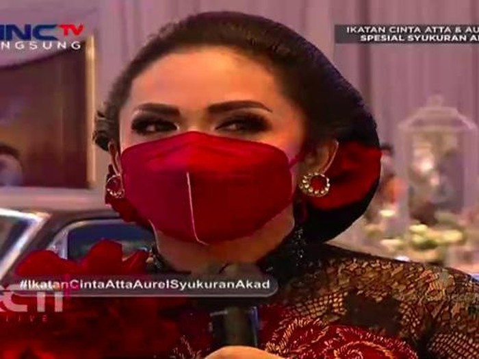 Krisdayanti hadir di syukuran atta aurel
