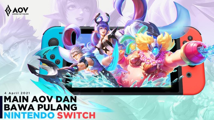 Login AOV Kamu Sekarang dan Dapatkan Semua Hadiah Menarik di Event 4.4 Beach Party!