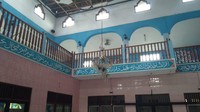 Kondisi dalam Masjid Nurul Jannah di Jagakarsa, Jakarta Selatan yang tersambar petir, Sabtu (3/4) dini hari. (Foto: Adhyasta Dirgantara/detikcom)