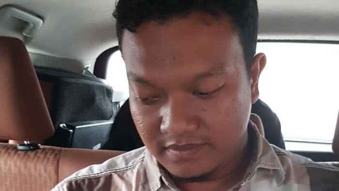 Muchsin Kamal alias Imam Muda (28) yang menjual airgun ke Zakiah Aini ditangkap Densus 88 Polri di Aceh (dok Polri)
