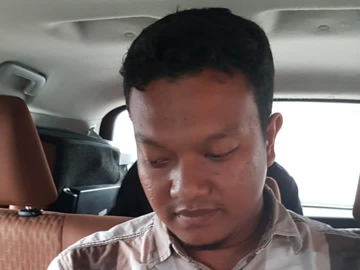 Muchsin Kamal alias Imam Muda (28) yang menjual airgun ke Zakiah Aini ditangkap Densus 88 Polri di Aceh (dok Polri)