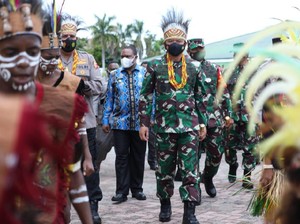 Panglima TNI ke Manokwari, Tinjau Vaksinasi hingga Pengamanan Jelang Paskah