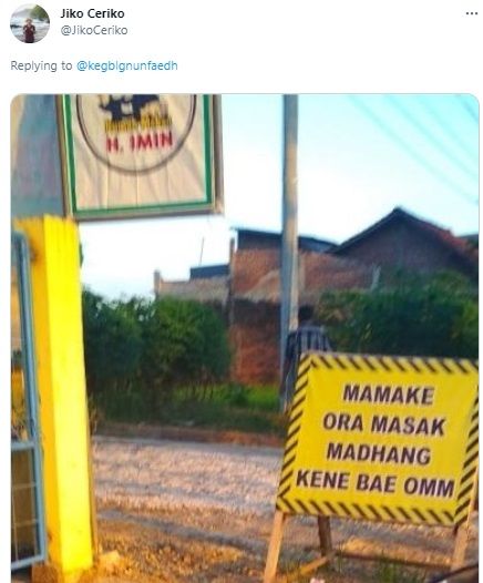 S3 Marketing, spanduk warung makan unik