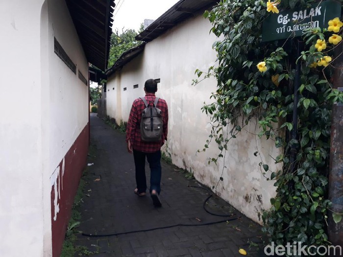 Suasana Kampung Salakan Jotawang, RT 8 Pedukuhan Jotawang, Kalurahan Bangunharjo, Kapanewon Sewon, Bantul, Sabtu (3/4/2021).