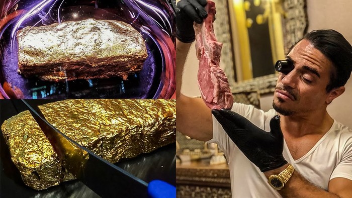 Wow! Makan Steak Emas 24 Karat di Restoran Salt Bae Tagihannya Rp 90 Juta