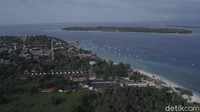 Sebelum pandemi Covid-19 menyerang, Gili Trawangan di Lombok menjadi surga bagi turis asing. Tapi, kini kondisinya mirip pulau hantu (Wisnu/20detik)