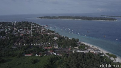 Potret Gili Trawangan Kini dari Udara