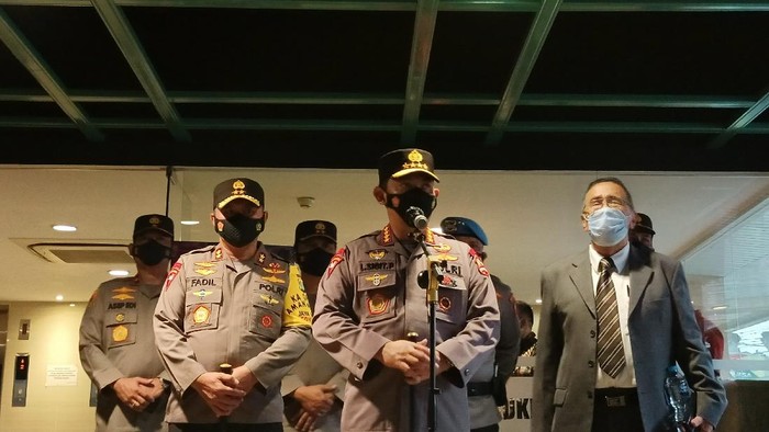 Kapolri Jenderal Listyo Sigit Prabowo di GBI Fatmawati, Jakarta Selatan