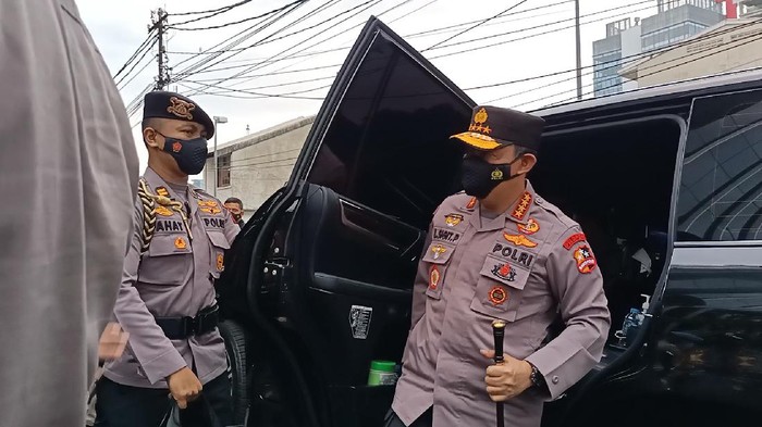Kapolri tinjau pengamanan Paskah di GBI Fatmawati Jaksel