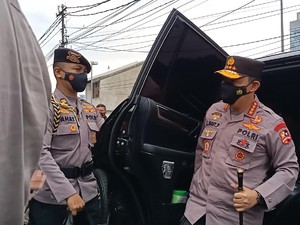 Kapolri Tinjau Pengamanan Paskah di GBI Fatmawati Jaksel