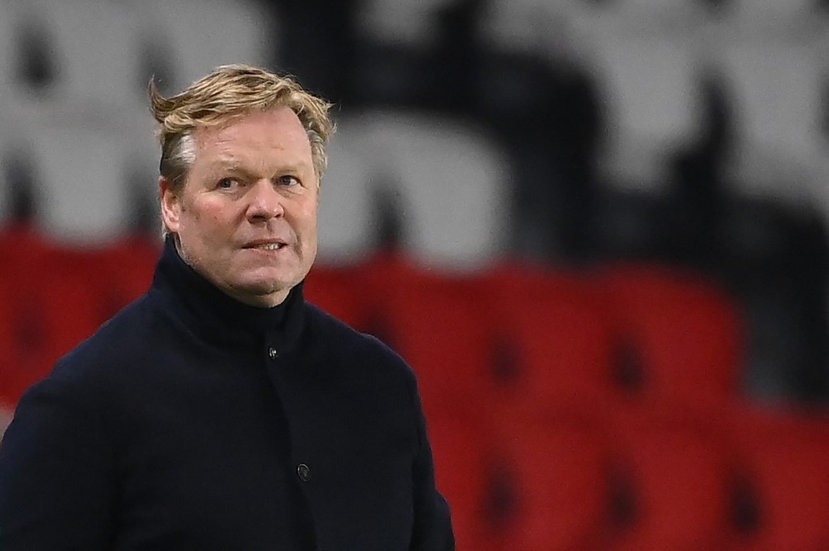 Segitiga Masalah Barcelona, Koeman, dan Calon Pemain Barunya (AFP/FRANCK FIFE)