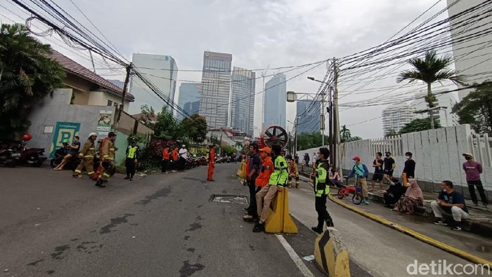 Kondisi terkini pasca kebakaran basement Apartemen Taman Sari Jakarta Selatan