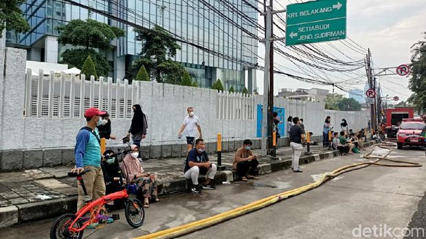 Kondisi terkini pasca kebakaran basement Apartemen Taman Sari Jakarta Selatan