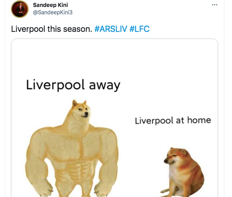 Meme Arsenal Liverpool