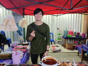 Wajahnya Mirip  Lee Min Ho, Penjual Nasi Kuning di Samarinda Ini Viral