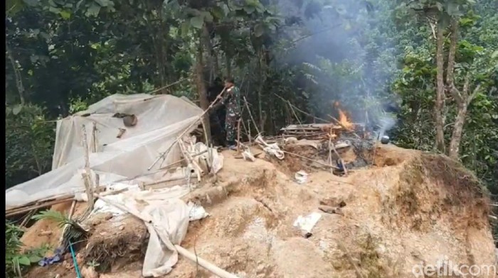 Tambang emas ilegal di Tasikmalaya ditertibkan petugas gabungan