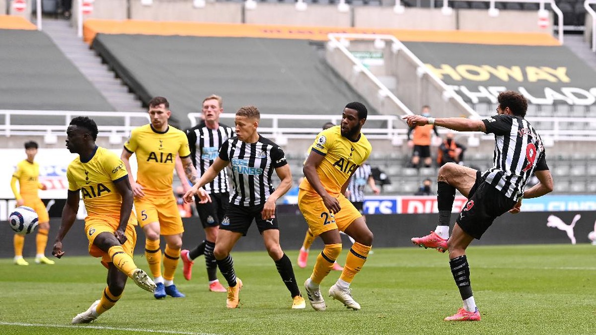 Tottenham Hotspur gagal menang di markas Newcastle United. (Foto: Getty Images/Stu Forster)
