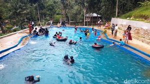 Foto Wai Batu Buat Ngadem, Wisata Alam Unik dari Polman