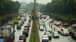 Ada Kecelakaan, Tol JORR Arah Pasar Minggu Macet
