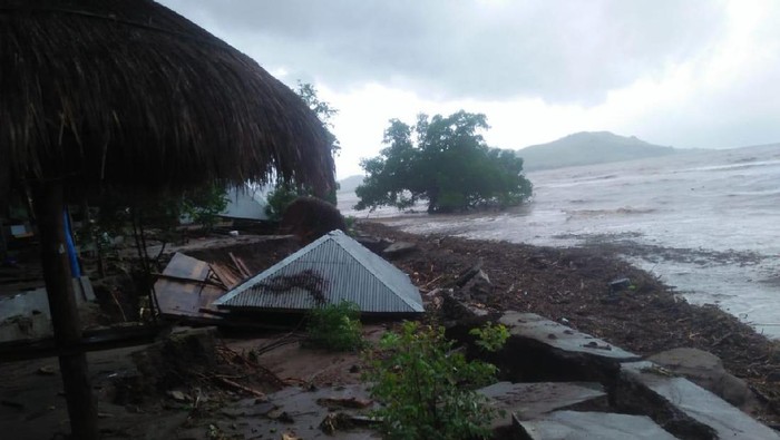 Dampak banjir bandang di Kabupaten Lembata NTT yang mengakibatkan 11 orang tewas (dok BNPB)