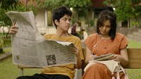 Vanesha Prescilla memerankan seorang perempuan bernama Binta. Film KATA disutradarai oleh Herwin Novianto.  (dok. Falcon Pictures)