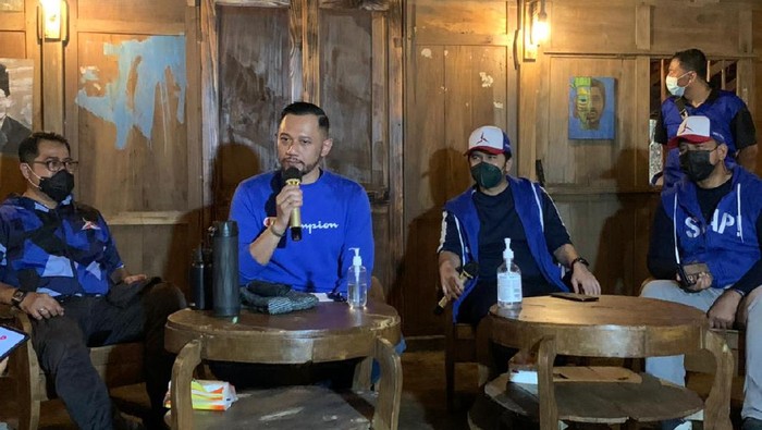 Ketua Umum Partai Demokrat (PD) Agus Harimurti Yudhyono di pasuruan