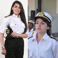 Di atas kapal, mereka semua para pria lebih tua dengan mentalitas yang berbeda, jadi sulit menemukan orang-orang yang berpikiran sama untuk diajak berkomunikasi. Sangat menantang untuk melalui semua ini sendirian dan dapat mengatasinya tanpa mempengaruhi kesehatan mentalku, tambahnya. Foto: Instagram @marwa.elselehdar