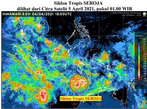 Meski Menjauh, Dampak Siklon Tropis Seroja Masih Terasa 2-3 Hari ke Depan