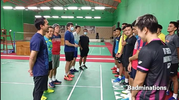 All Sragen 2021 Sejumlah pebulutangkis ganda putra Indonesia tampil di All Sragen 2021 6-7 April