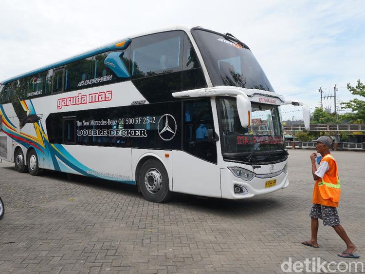 Potret Bus Double Decker Baru Jurusan Jakarta-Blora