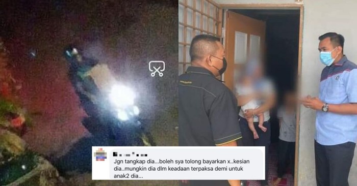 Curi Makanan Untuk Anaknya yang Kelaparan, Pria Ini Dibantu Polisi