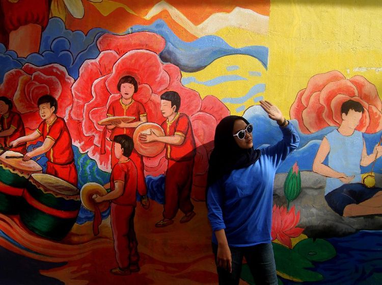 Terpukau Destinasi Wisata Mural Pecinan di Pontianak