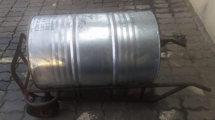 Drum risen yang dicuri pelaku (Istimewa)