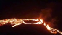 Ahli geofisika Islandia, Magnus Gudmundsson memprediksi bahwa erupsi gunung berapi itu akan berpindah ke arah utara dari lokasi semula. Bisa jadi itu adalah awal dari fase kedua erupsi gunung berapi itu. (AP)