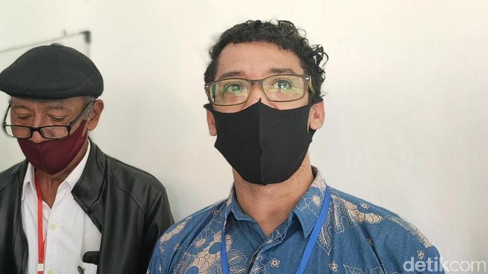 Kuasa hukum LBH Mega Bintang 1997 dan Yayasan Mega Bintang 1997, Muhammad Yusuf, di PN Solo, Selasa (6/4/2021).