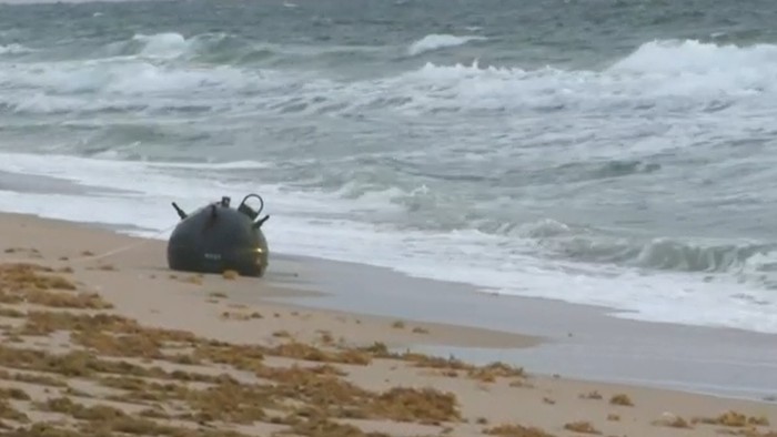Ranjau Laut Ditemukan di Pantai Amerika