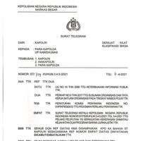 Contoh Surat Telegram Mutasi Polri Contoh Surat Tugas - IMAGESEE