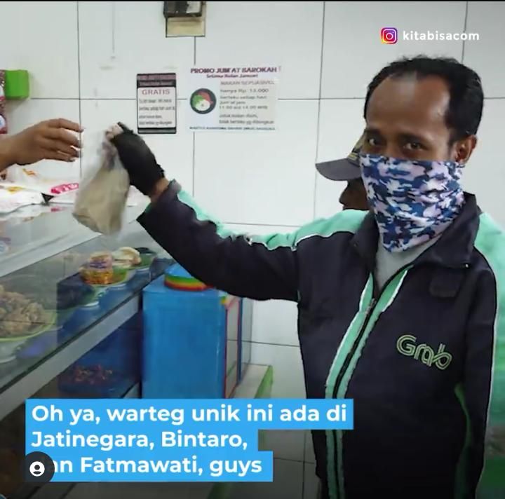 Makan di Warteg Ini Cukup Bayar Pakai Doa