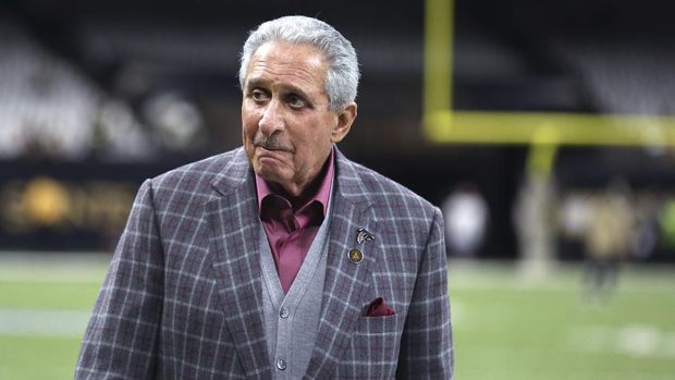 Arthur Blank Atlanta Falcons owner Arthur Blank walks on the field before an NFL football game against the New Orleans Saints in New Orleans, Sunday, Nov. 10, 2019. (AP Photo/Rusty Costanza)