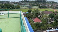Pemandangan belakang kantor