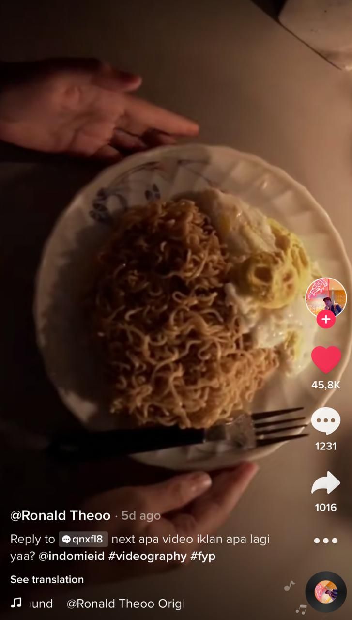 Cerita Videografer yang Bikin Iklan Indomie Keren Berkonsep Mati Lampu