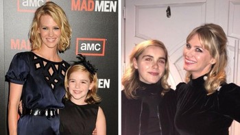 Kiernan Shipka dan January Jones. Foto: Brightside