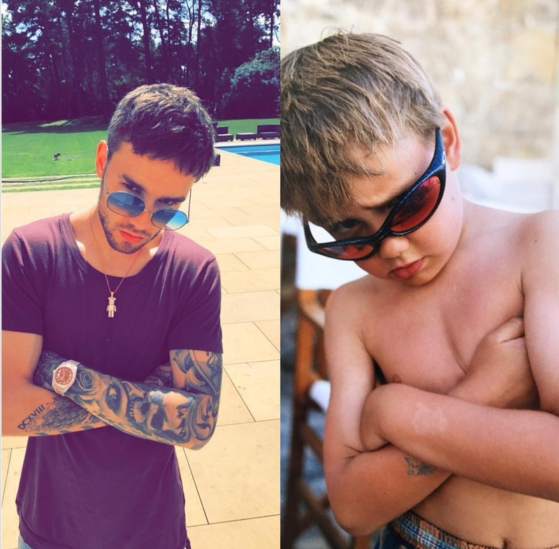 fotoinet Saat Para Seleb Dunia Mengulang Kembali Foto Masa Kecil