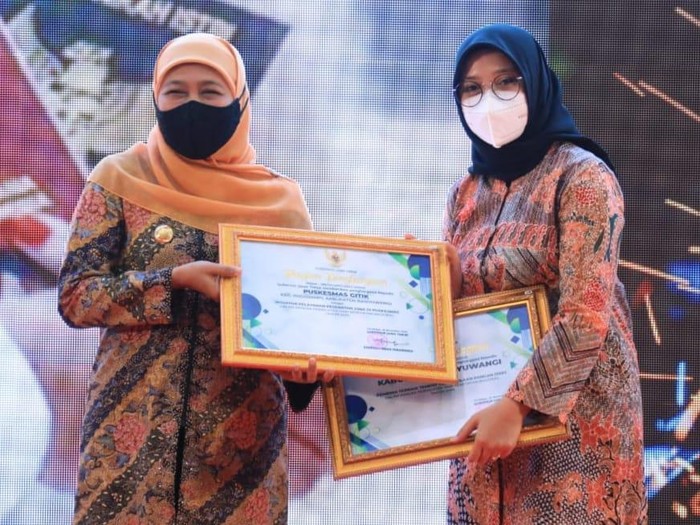Gubernur Jawa Timur, Khofifah Indar Parawansa dan Bupati Banyuwangi, Ipuk Fiestiandani