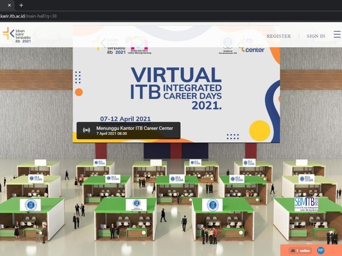 ITB kembali menggelar bursa kerja untuk mendorong pemulihan ekonomi