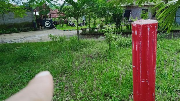 Kompleks rumah situs Wonoboyo di Desa Wonoboyo, Kecamatan Jogonalan, Klaten tertabrak proyek jalan tol Yogya-Solo