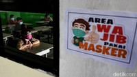 Protokol kesehatan tentunya bertujuan mencegah adanya penyebaran COVID-19 di tengah proses pembelajaran. Selain menerapkan 3M (memakai masker, mencuci tangan, dan menjaga jarak), uji coba belajar tatap muka ini juga diawali dan diakhiri dengan penyemprotan cairan disinfektan.   